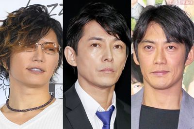 抱かれたい男ランキング7位・GACKT（写真左）、8位・藤木直人、5位・反町隆史