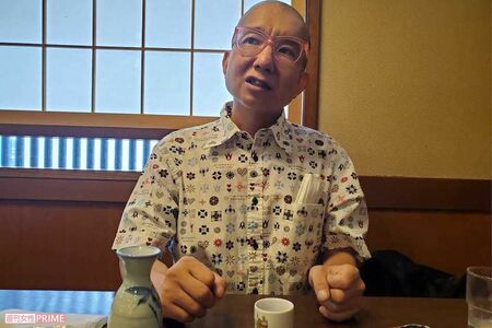 取材に応じるきららさん