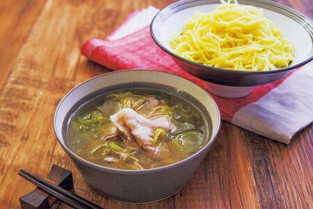 ねぎ豚うま塩だれつけ麺