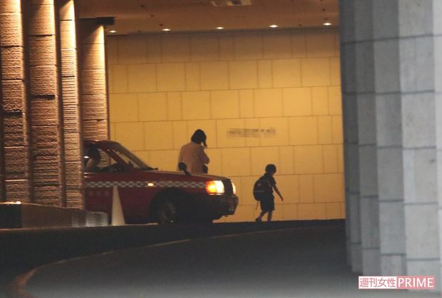 帰宅は勸玄くんも一緒に