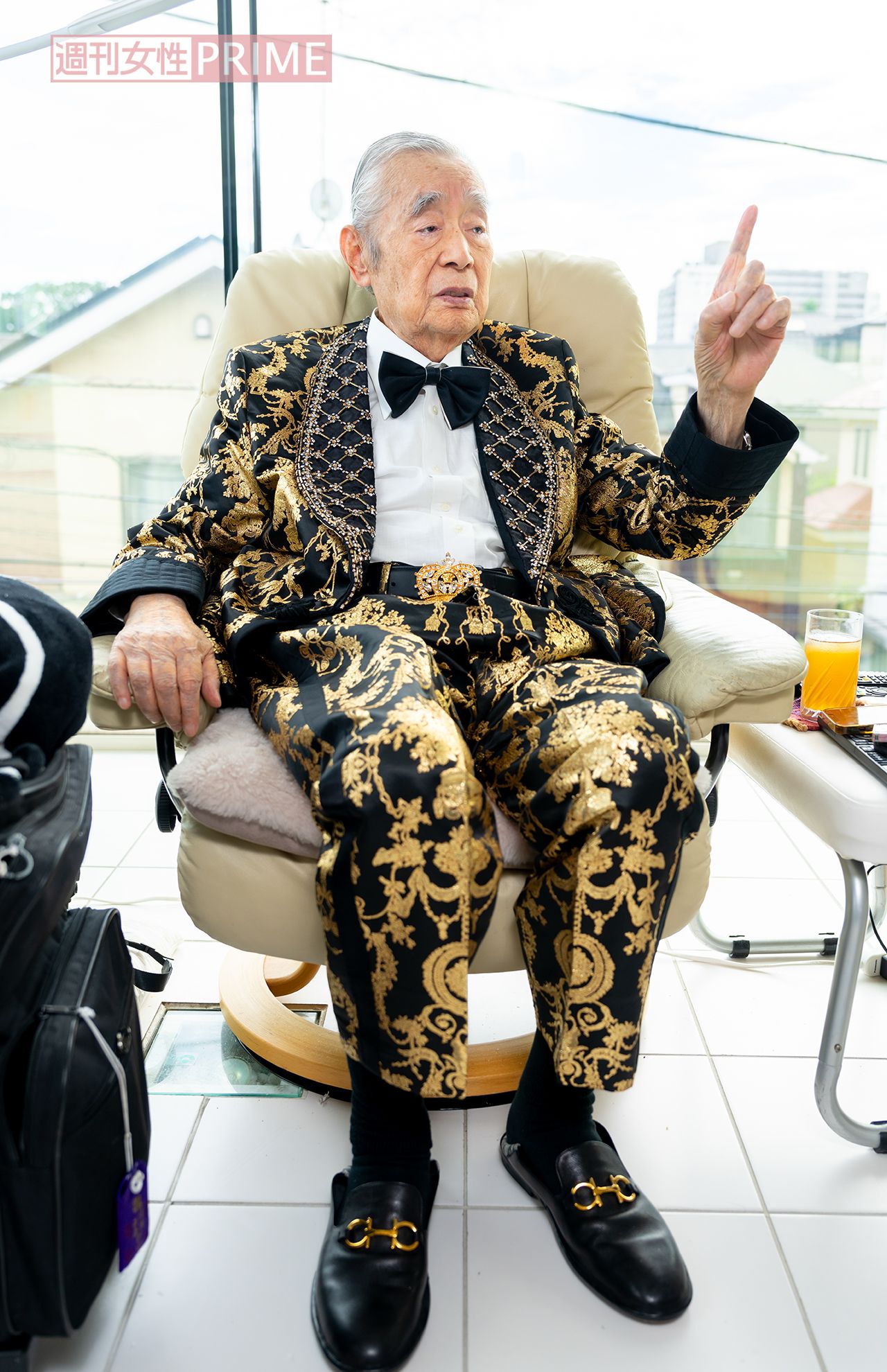 ドクター・中松　撮影／佐藤靖彦