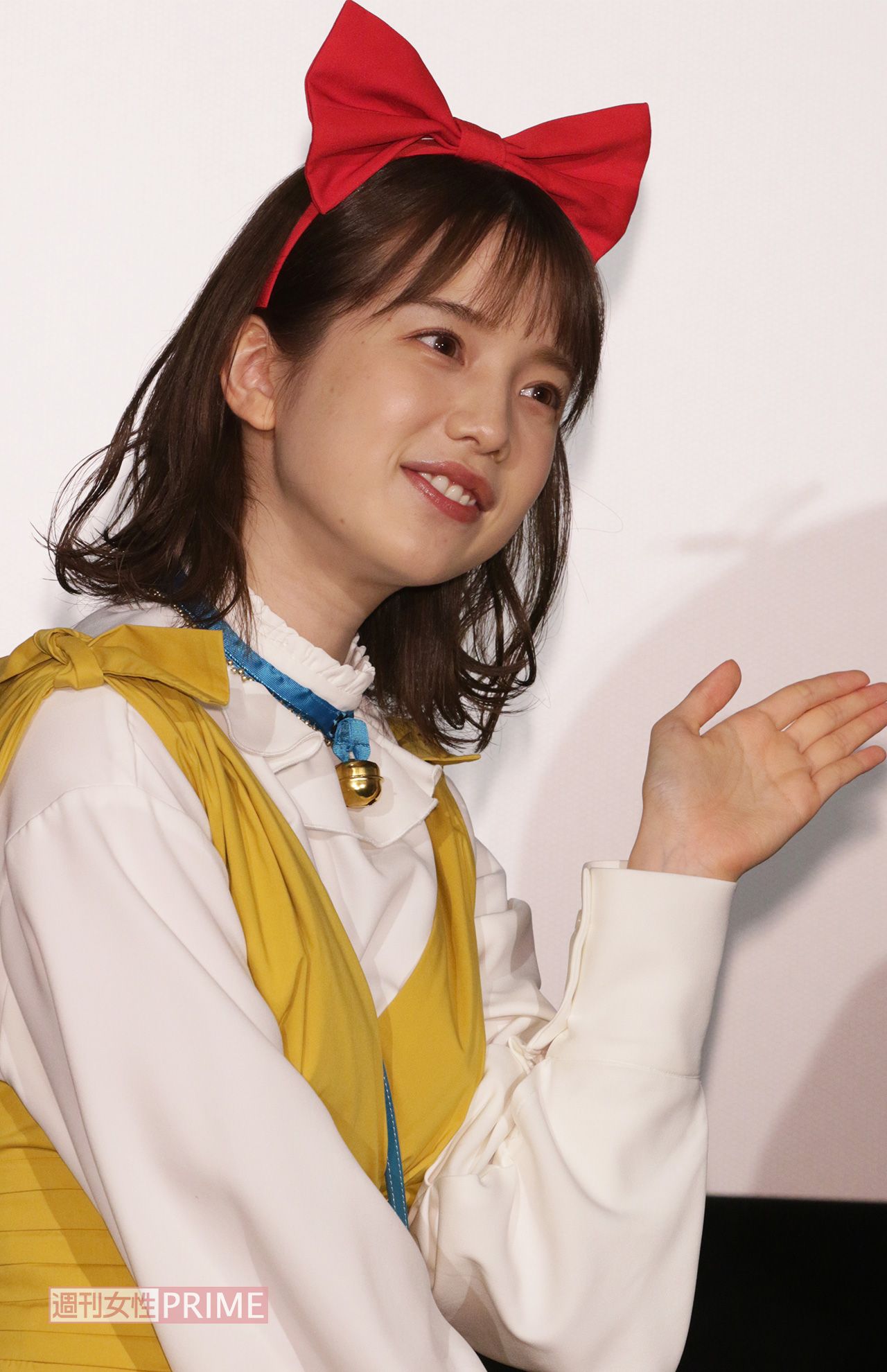 2020年8月、映画『ドラえもん　のび太の新恐竜』舞台挨拶で司会を務めた弘中綾香アナ