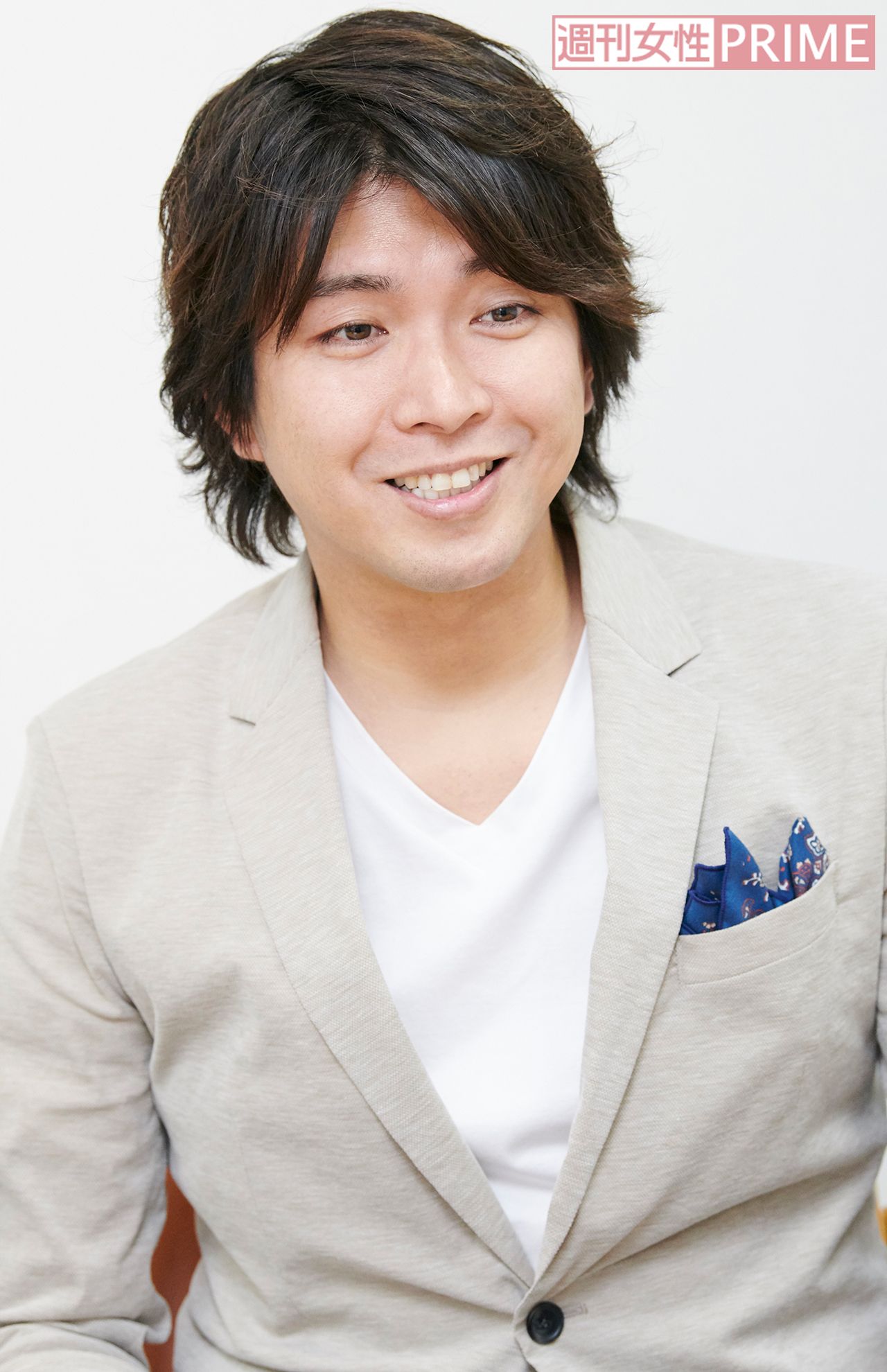 「取材の直前まで日比谷公園で家族みんなで遊んでいて、妻が車で送ってくれました」と話す宮崎謙介