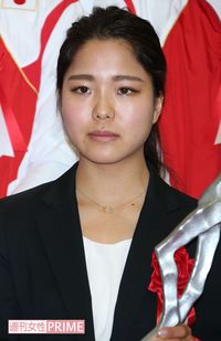 メダルが期待される、現在21歳の高梨沙羅。スキージャンプは小学2年生から始めた