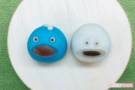 味は謎の味と、深海の味の2種類、謎の魚まんじゅう（※現在は販売しておりません）