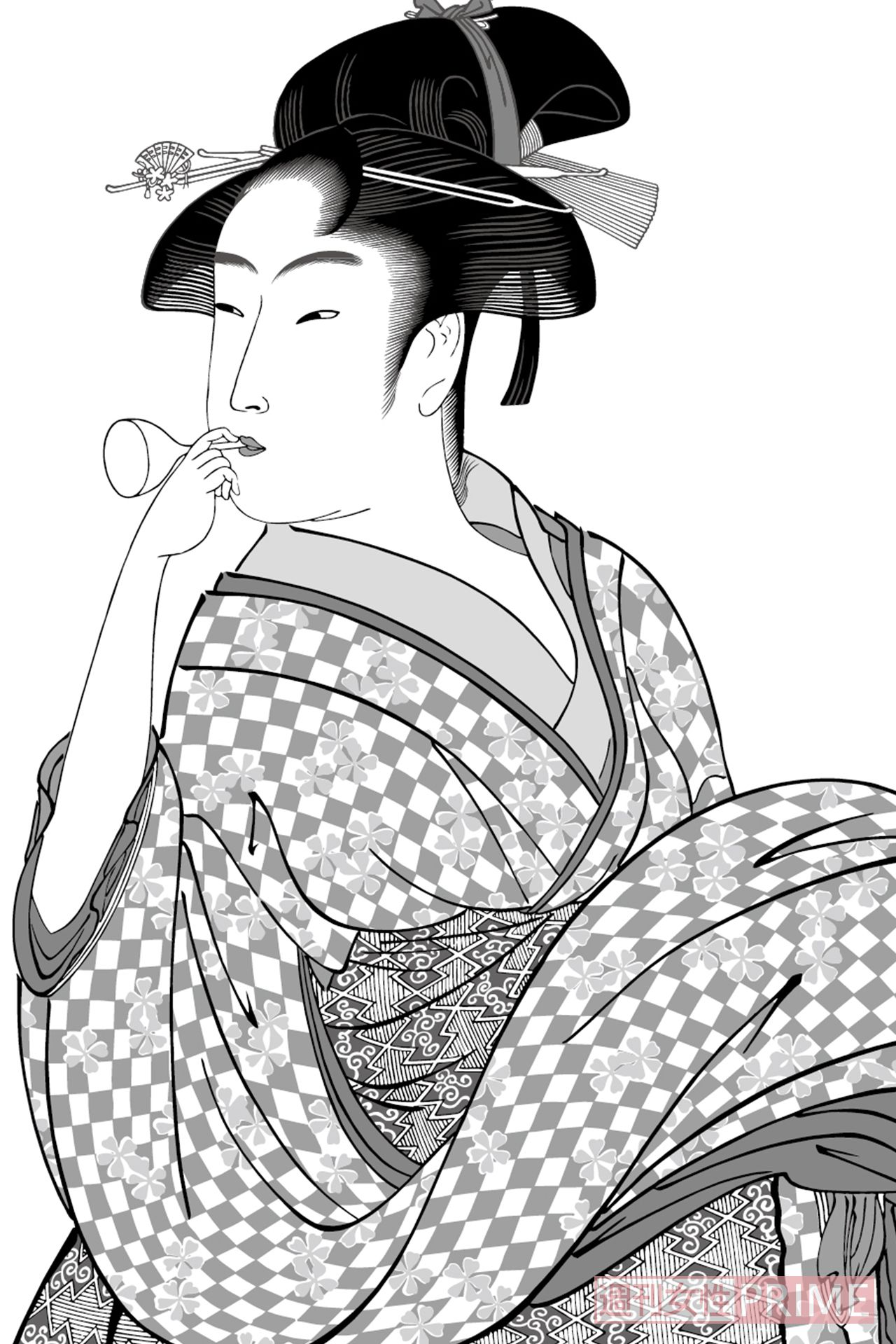 名前は、江戸時代の浮世絵師が由来