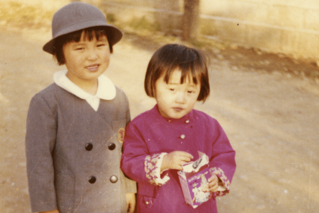 年子の妹と。おめかししてお出かけ