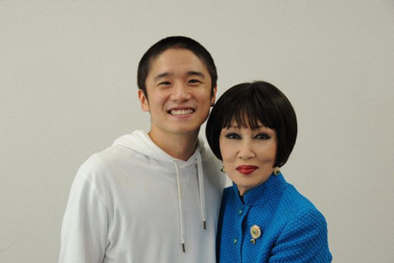 浅丘ルリ子とともに丸刈り姿を初披露する風間俊介（'18年『やすらぎの刻』ホームページより）