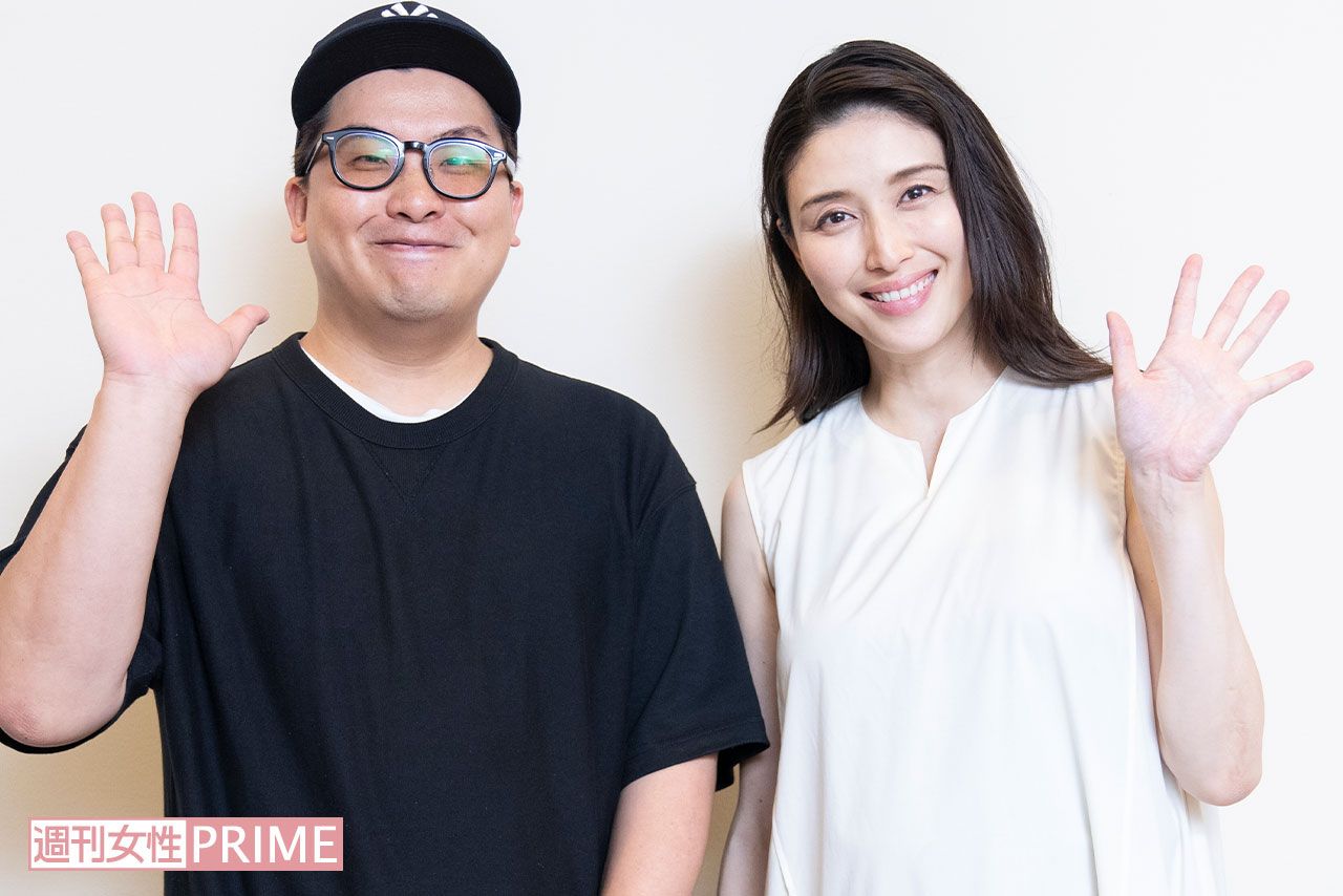 澤井直人と橋本マナミ　撮影/北村史成