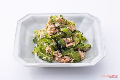 ツナとゴーヤのおかか和え