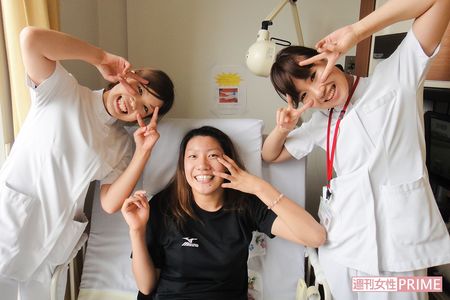 「家族の中でいちばんケガに耐えられそうなので自分でよかった」と話す