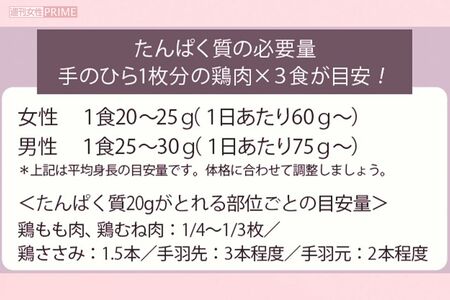 たんぱく質の必要量