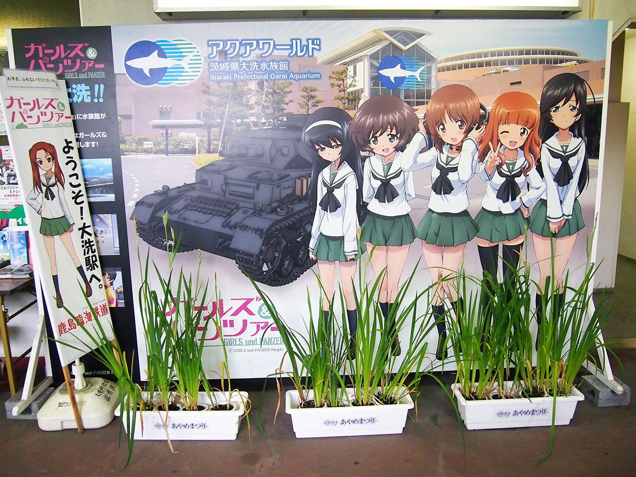 アニメで町おこし！　大洗の実在する旅館などが人気アニメ『ガールズ＆パンツァー』に登場することもあり、聖地巡礼するファンが殺到。「大洗あんこう祭り」は来場者が10万人増に