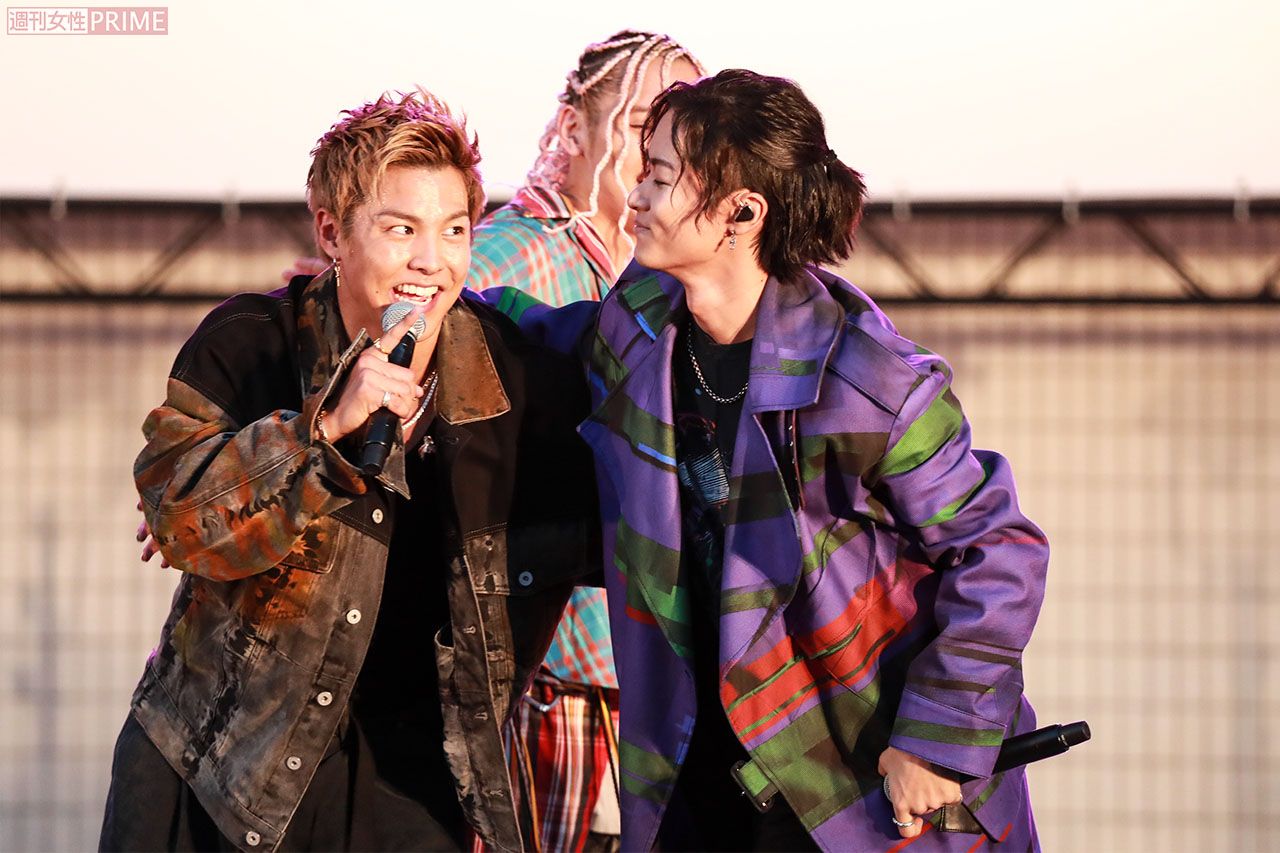 THE RAMPAGE(左から)RIKU、鈴木昂秀、川村壱馬　撮影／森田晃博