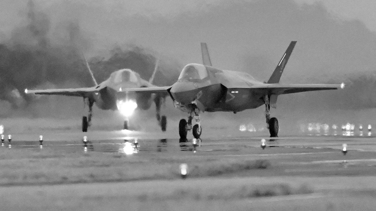 在日米軍基地には今年1月、F35最新鋭ステルス戦闘機が配備された