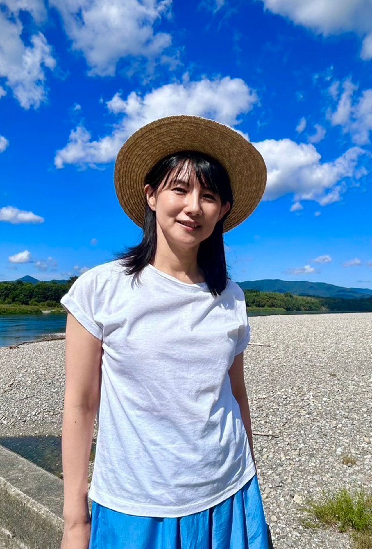 来秋公開予定の中江有里さん主演映画『道草キッチン』の撮影カット。ハードな撮影を乗り切るため、体調管理に努めたという