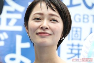 立憲民主党街頭演説での市井紗耶香（'19年7月）