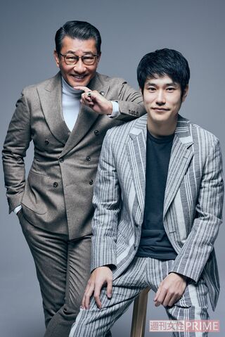 中井貴一・松山ケンイチ　撮影／廣瀬靖士