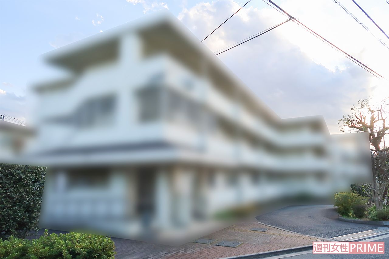 西東京市にある容疑者一家が住んでいた都営団地