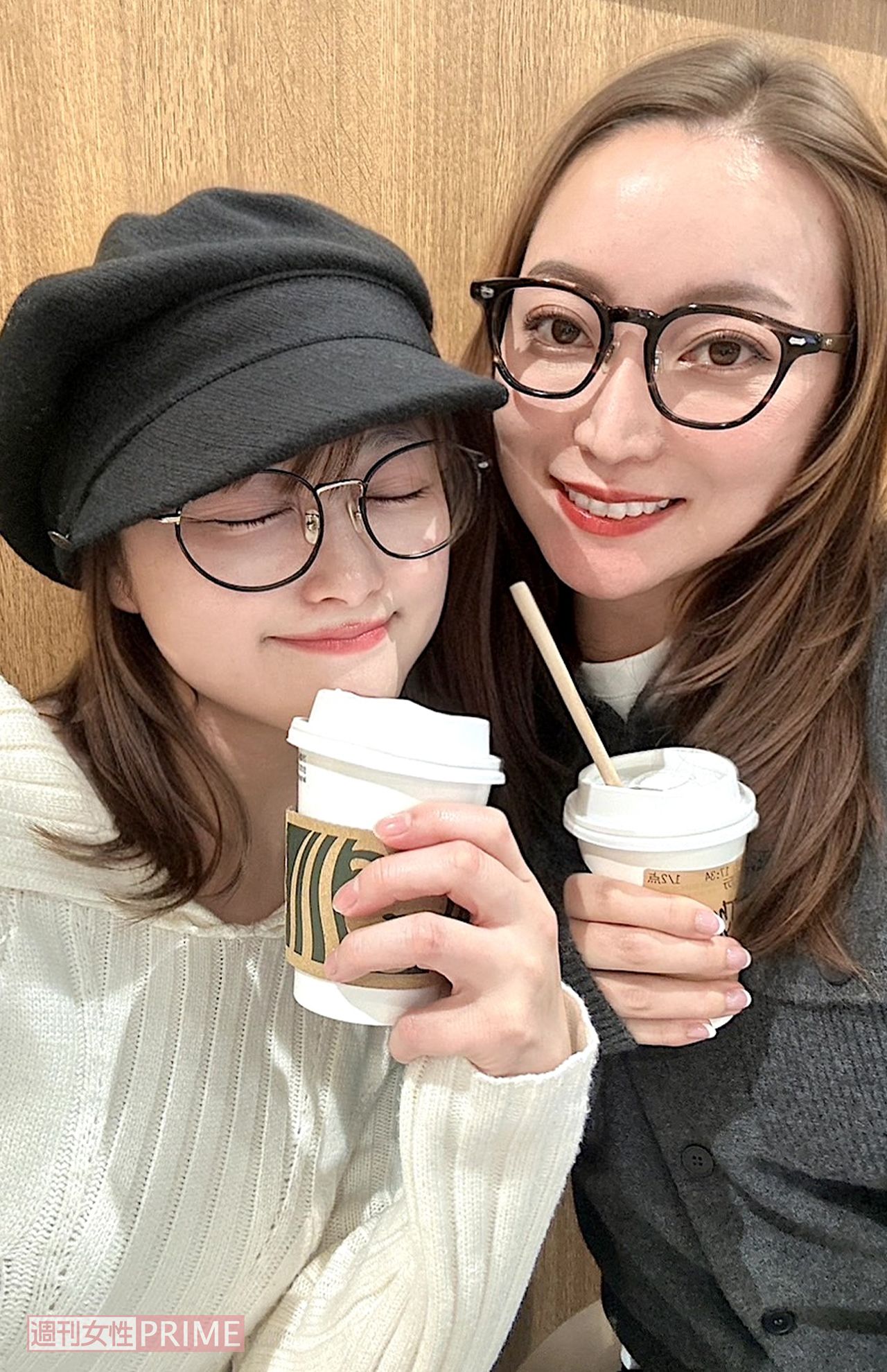 鈴木奈々ちゃんとお茶タイム　写真提供／加藤綾菜