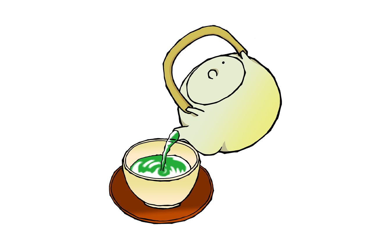 ボケない食事習慣2「朝晩に緑茶を飲む」※写真はイメージです