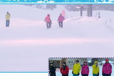 松田元太は口から白い煙を吐いている（TravisJapan公式YouTubeチャンネルより）