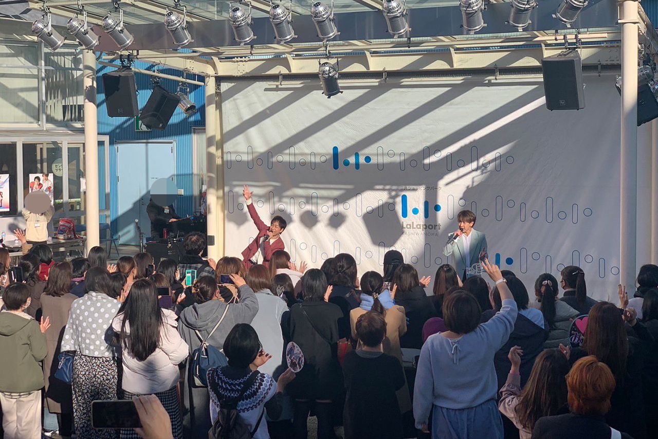 ららぽーと柏の葉での発売記念イベントの様子（ふたつの風公式Xより）