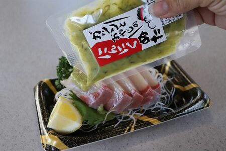 にんにくぬたはカツオなどの刺身の薬味にも