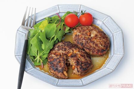 納豆バーグ　撮影／矢島泰輔