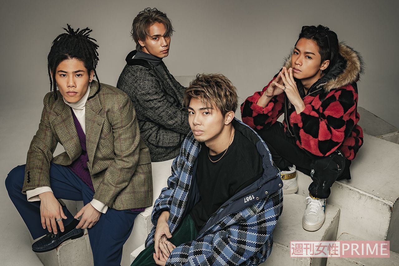 後藤拓磨、神谷健太、武知海青、川村壱馬　撮影／廣瀬靖士