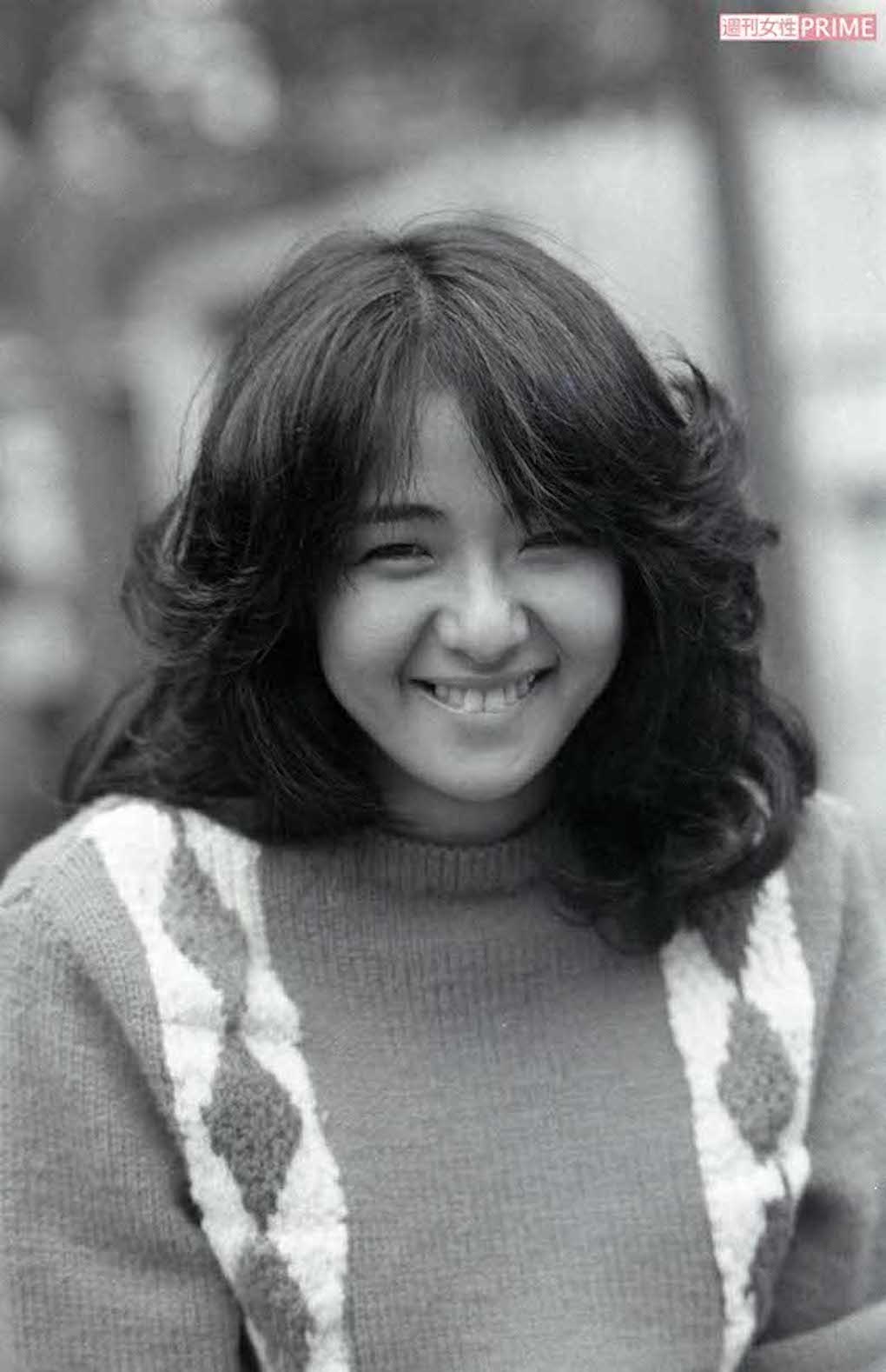 若かりしころの美保純。童顔ながらセクシーさを併せ持ち、世の男性を虜にした