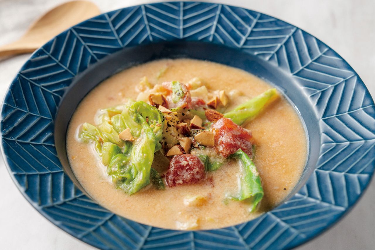 ジンジャー豆乳のスープ