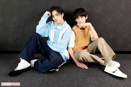 宗像隼司（左）と西田一咲（右）　撮影/北村史成