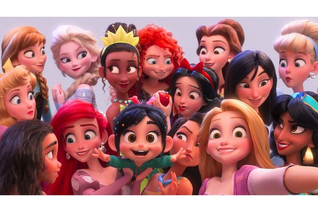 プリンセスたちが夢の共演！　(c)2018 Disney. All Rights Reserved.