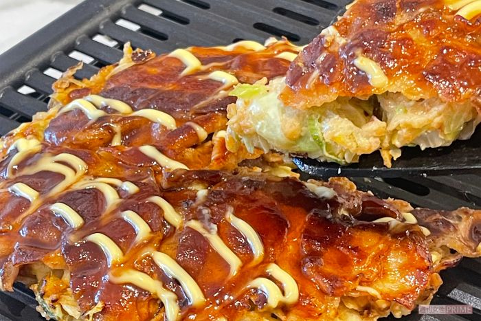 キャベツのお好み焼き