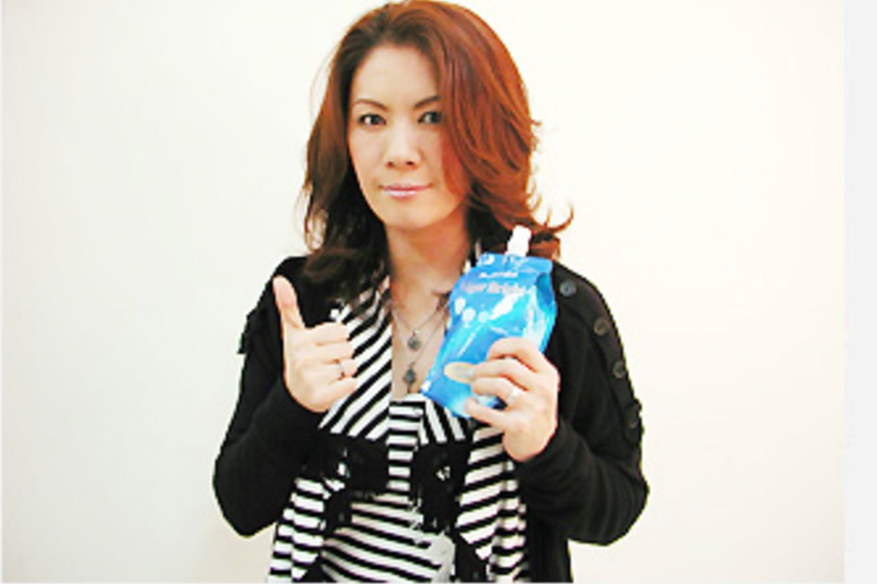 水素水を紹介する大黒摩季（ブログ『大黒組』2009年）