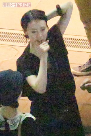 大河ドラマ『軍師官兵衛』打ち上げに参加した中谷美紀（'14年）