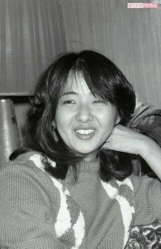 若かりしころの美保純。童顔ながらセクシーさを併せ持ち、世の男性を虜にした