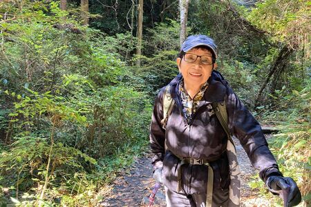 83歳の石田教授は登山も楽しむ