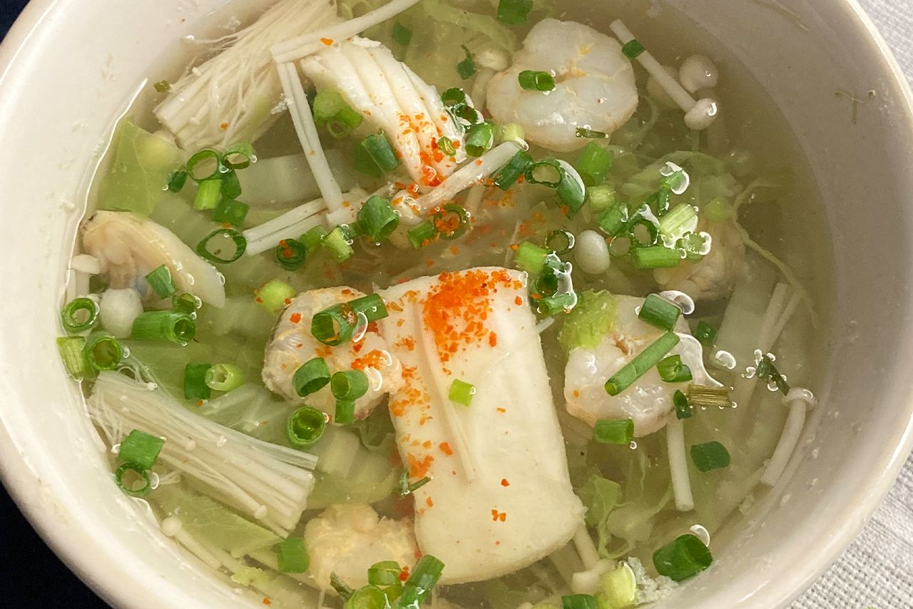 白菜とえのきのスープ