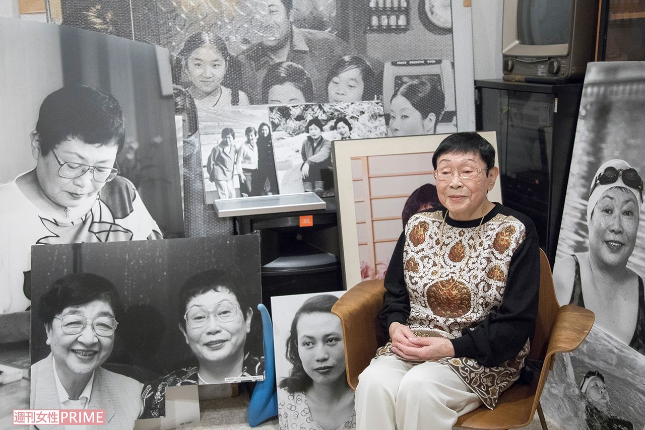 橋田壽賀子さん熱海の自宅にて（2018）