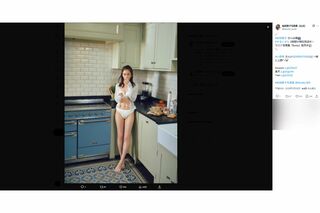 最後の写真集で大胆カットを披露する前田敦子（写真集公式Xより）