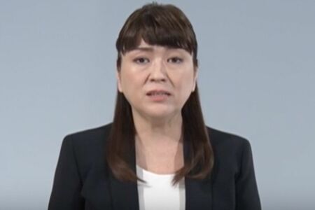 2023年5月14日、ジャニー喜多川の性被害騒動を謝罪した、ジャニーズ事務所のジュリー景子社長（公式HPより）