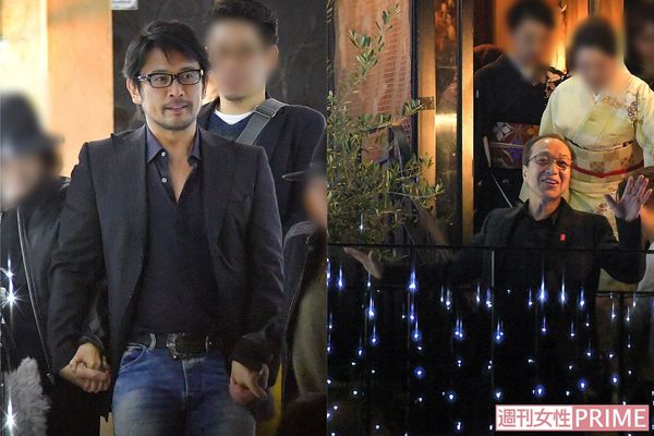 ご機嫌な様子の小日向文世と内野聖陽。名演技で「真田丸」を支えた