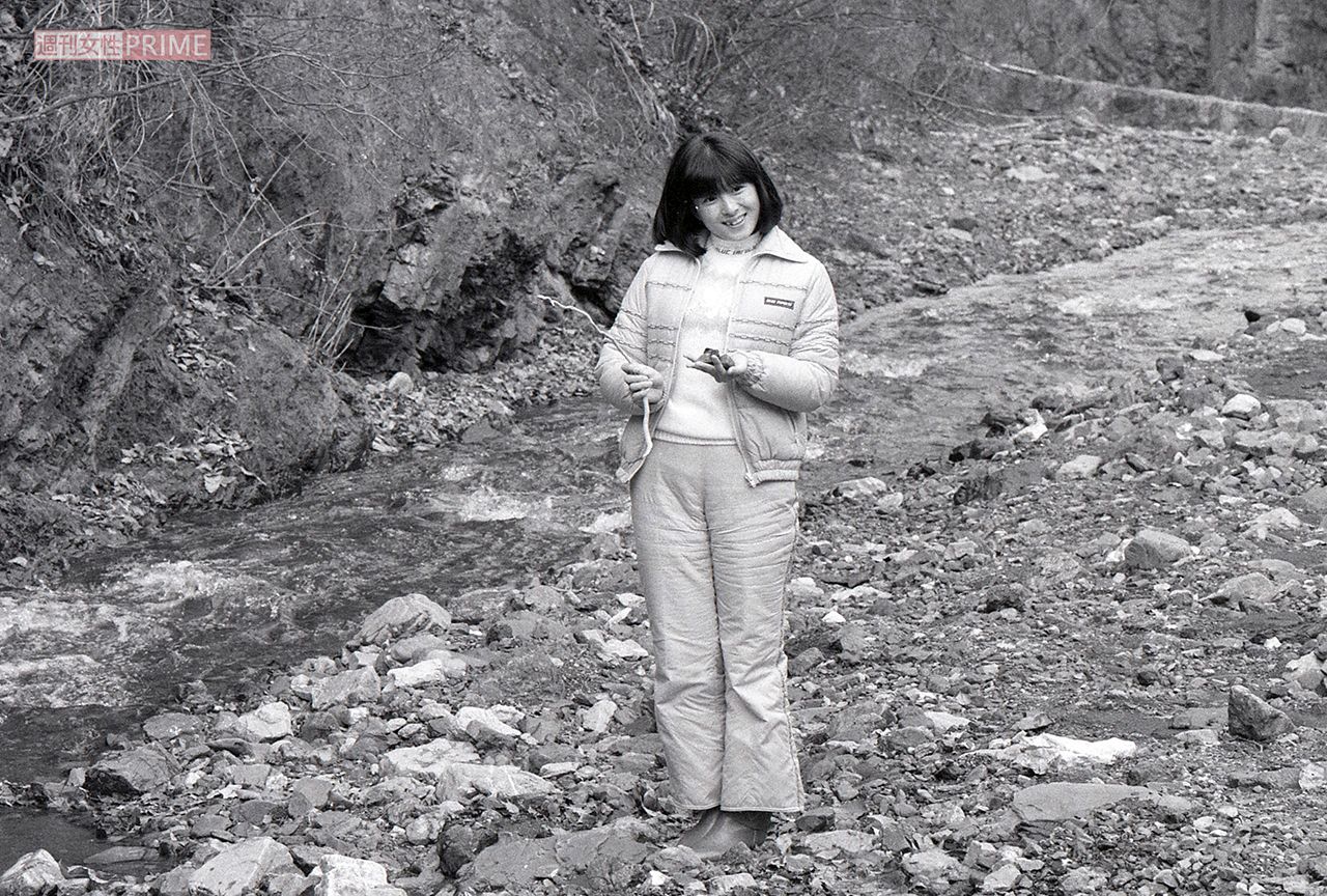 山梨県の桃の木温泉を訪れた河合奈保子