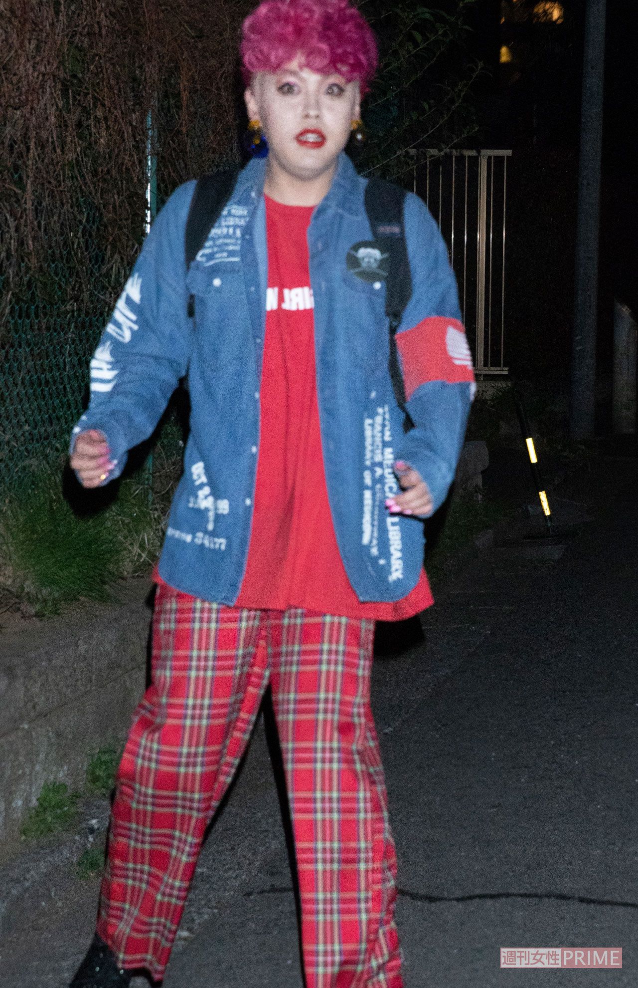 '19年3月、直撃取材に驚きの表情を浮かべるぺえ