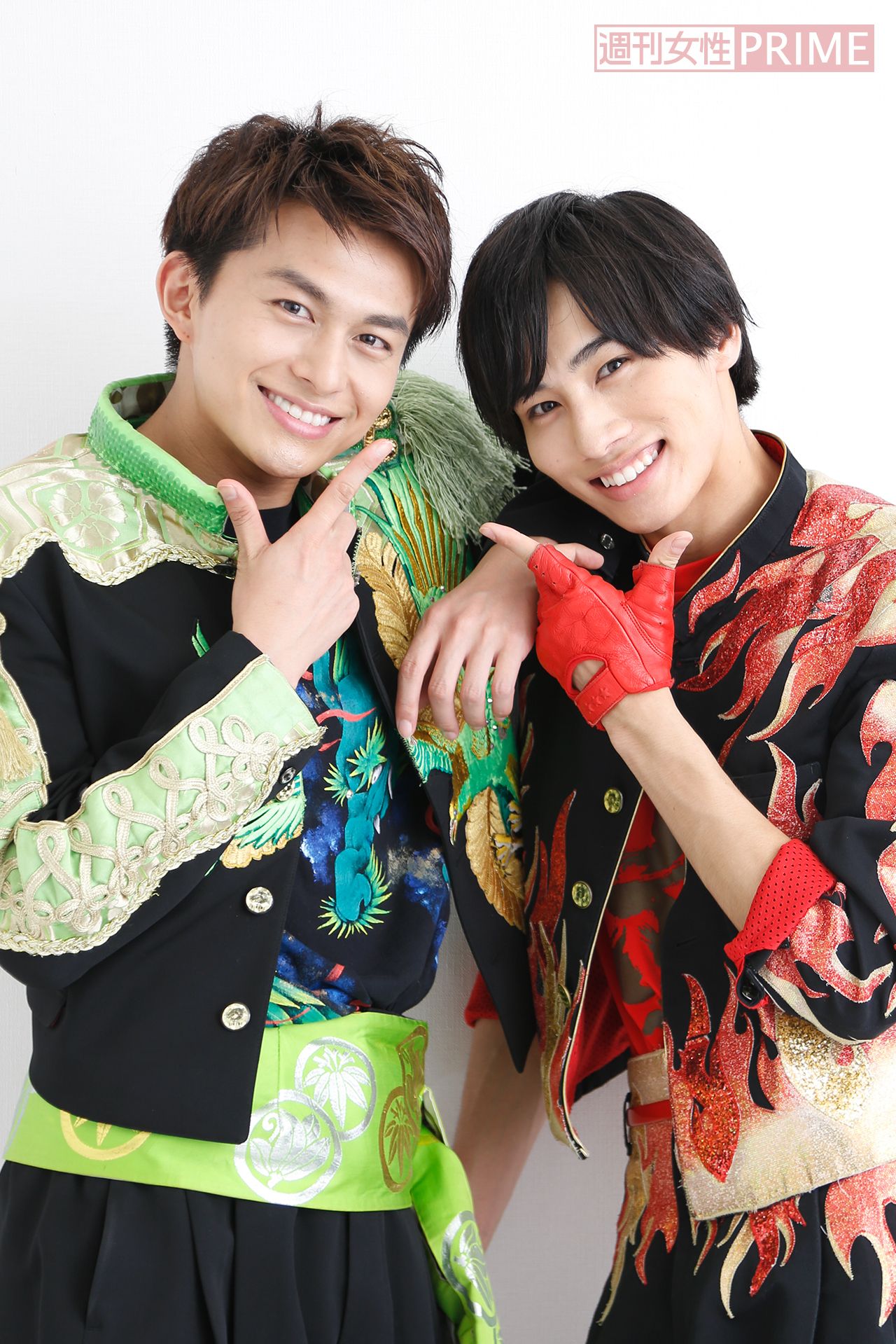 小林豊(BOYS AND MEN)と寺坂頼我(祭nine.)　撮影／森田晃博