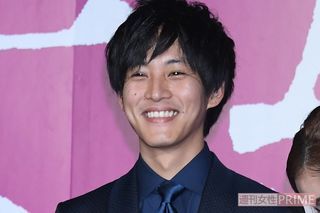 映画『不能犯』完成披露試写会での松坂桃李（'17年12月）