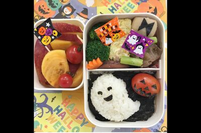 ハロウィンのお弁当のよう