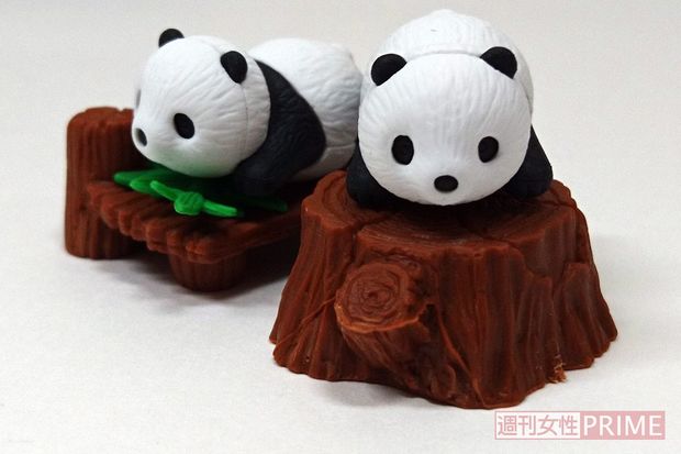 最新作の親子パンダ。ディテールにもこだわった設計